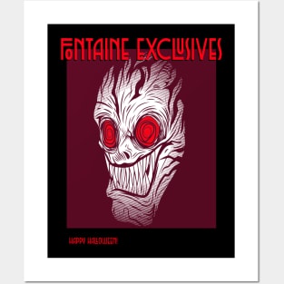 Fontaine Exclusives Twisted Demon Face #27 Posters and Art